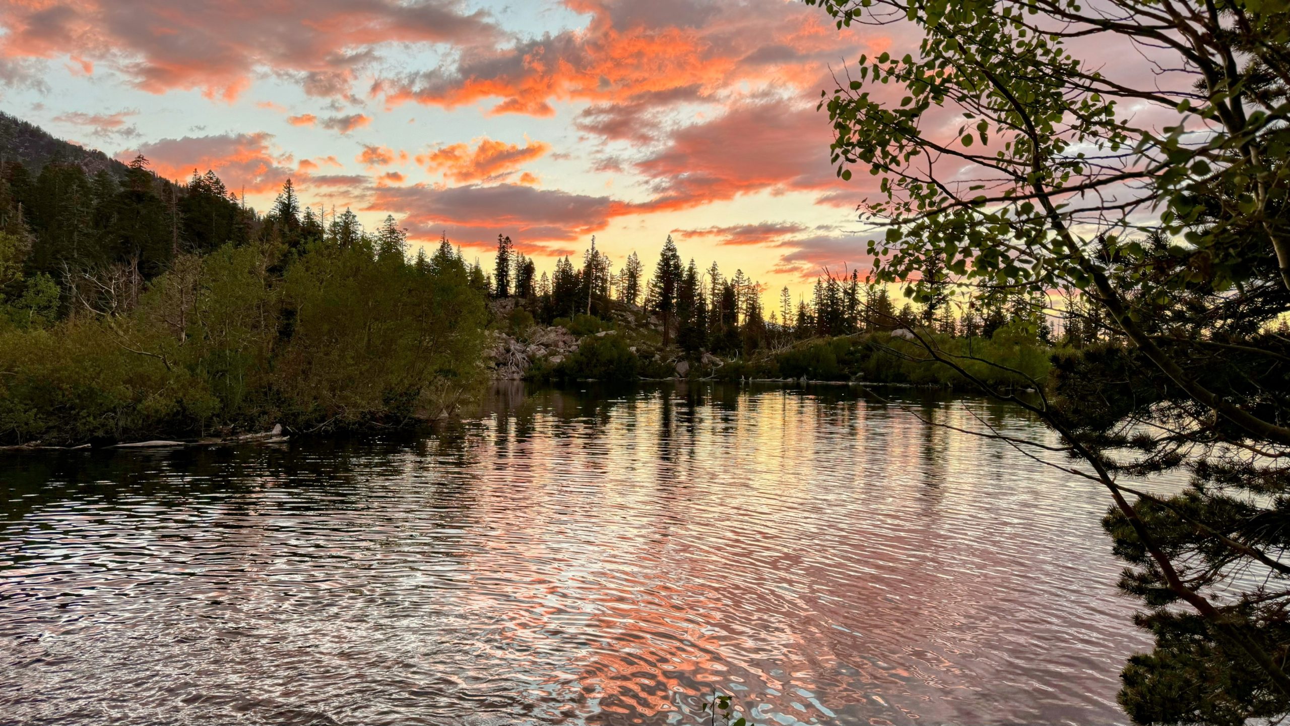 Eastern Sierra mountain lake